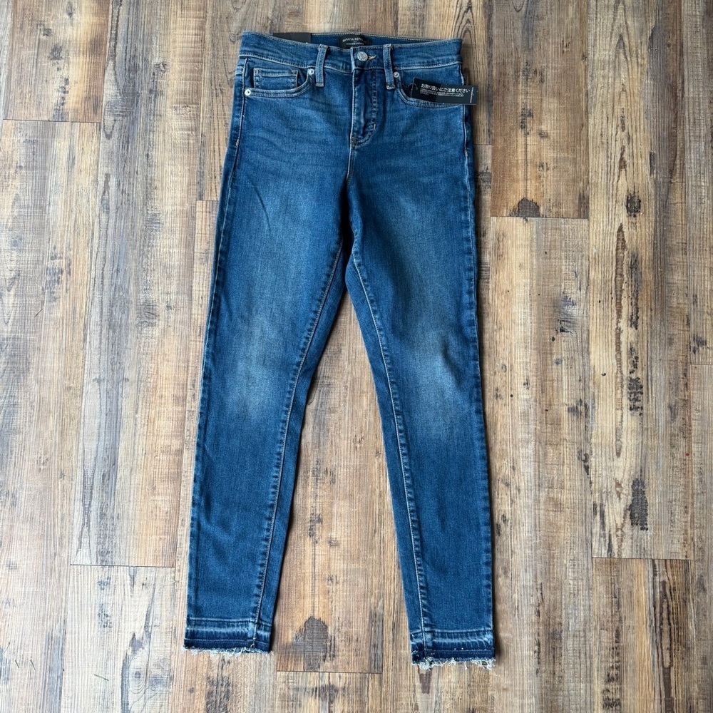 Banana Republic Women's High Rise Medium Wash Skinny Jeans Pants Size 26/2 NWT